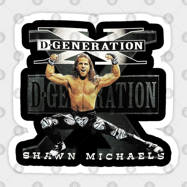 Shawn Michaels - DX - WWF Wrestling Sticker by nicklower